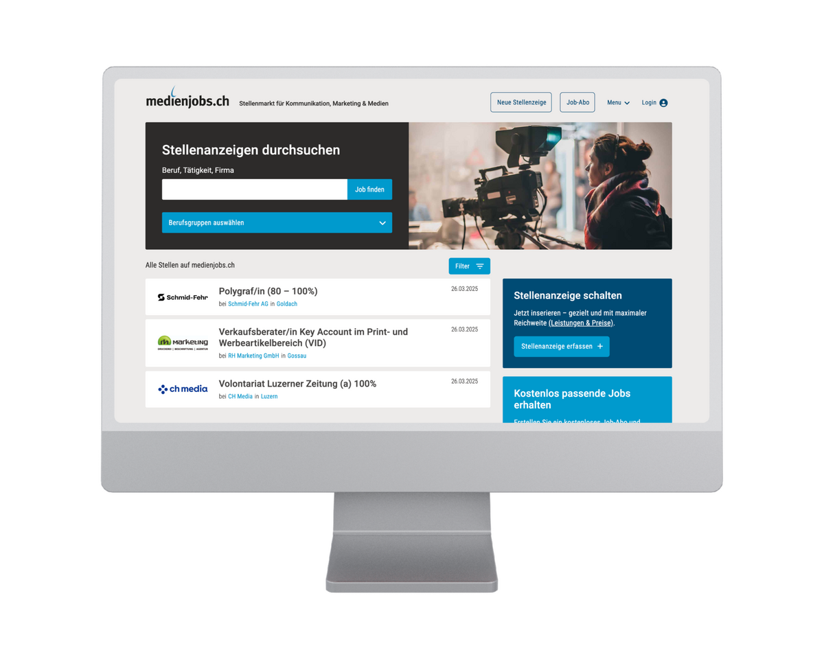 medienjobs.ch Image medienjobs.ch Image